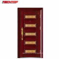 Conception de porte en acier extérieure simple appartement TPS-034 Chine